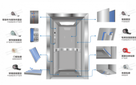 皇冠新材在老房电梯加装和升级改造中的胶带应用